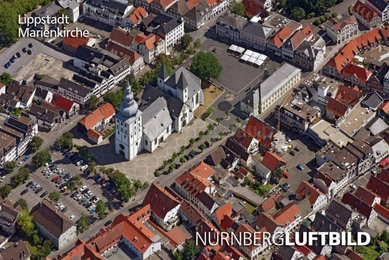 Marienkirche, Lippstadt, Luftaufnahme
