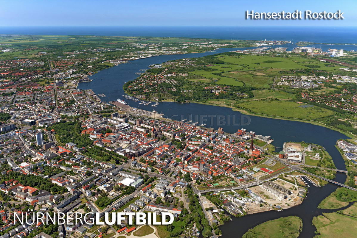 Hansestadt Rostock, Luftbild